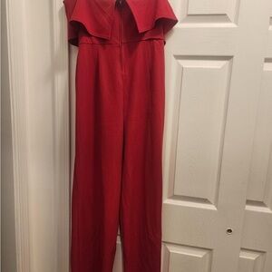 Elegant Red Jumpsuit